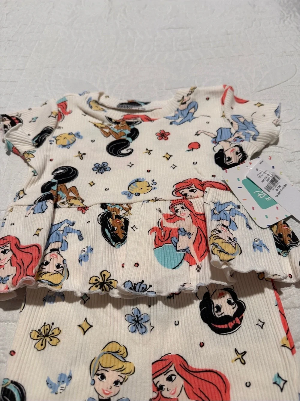 Disney & Old Navy Collaboration Disney Princess Shirt & Short Set